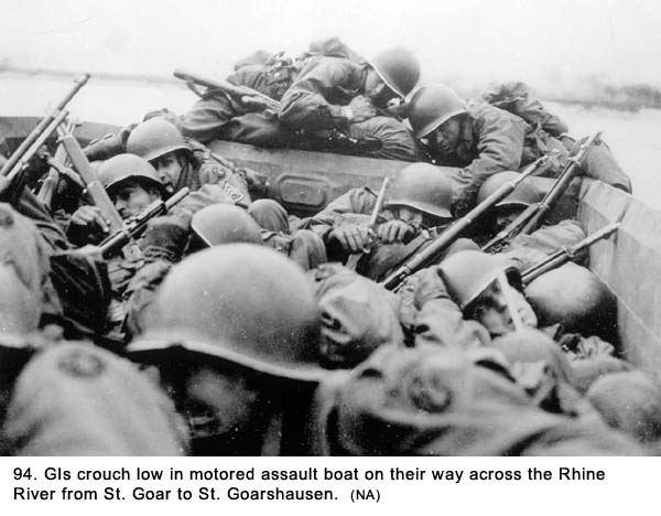 Crossing Rhine River - Assault Boat