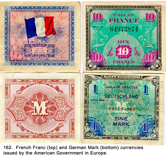 French Franc and German Mark after World War II