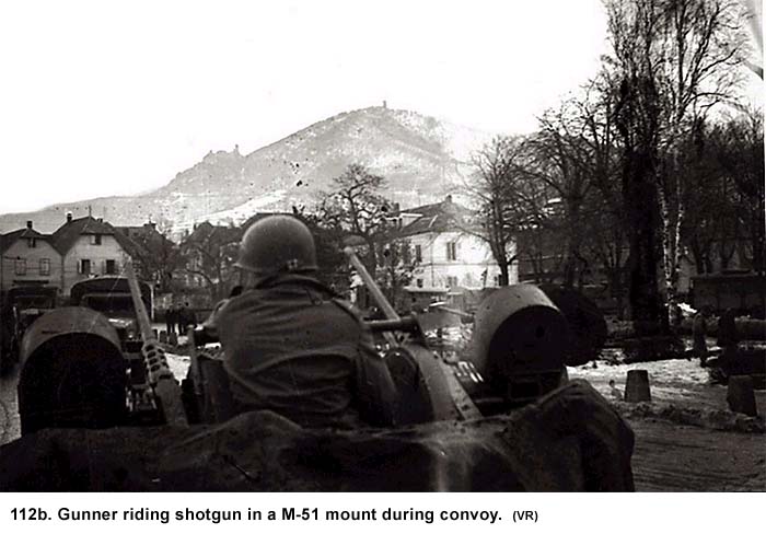 M-51 Mount during Convoy - World War II