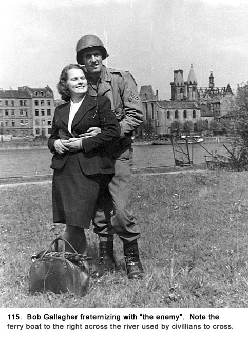 Bob Gallagher Fraternizing with the enemy