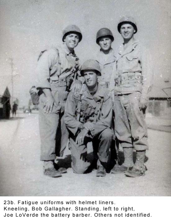 Bob Gallagher and Joe LoVerde and others at Camp Haan